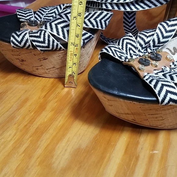 Sam Edelman ankle tie platform stiletto heels - Picture 7 of 8